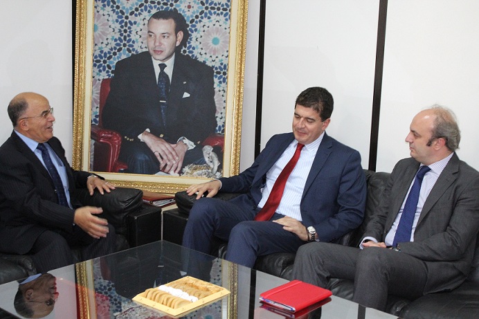 السيد احمدو الباز يستقبل المستشار الأول بالسفارة الاسبانية بالرباط.