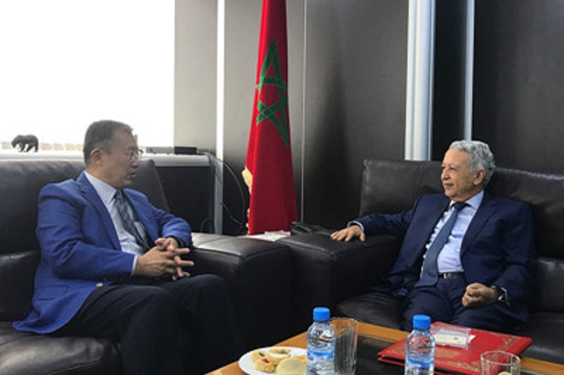 ساجد يستقبل السفير الصيني بالمغرب