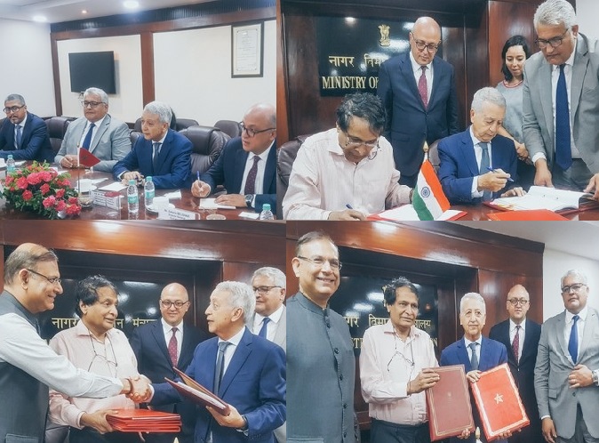 نيودلهي.. المغرب والهند يوقّعان “اتفاقية الطيران” لتعزيز الأداء في النقل الجوي