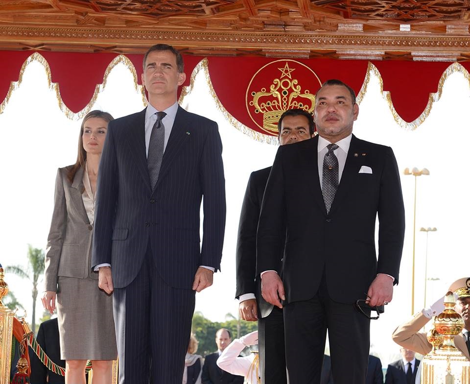 حفل استقبال رسمي بالرباط على شرف عاهلي إسبانيا صاحبي الجلالة الملك فيليبي السادس والملكة “ضونيا” ليتيثيا